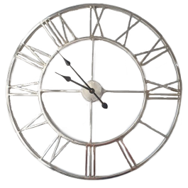 Ażurowy nowoczesny zegar do salonu 75 cm
